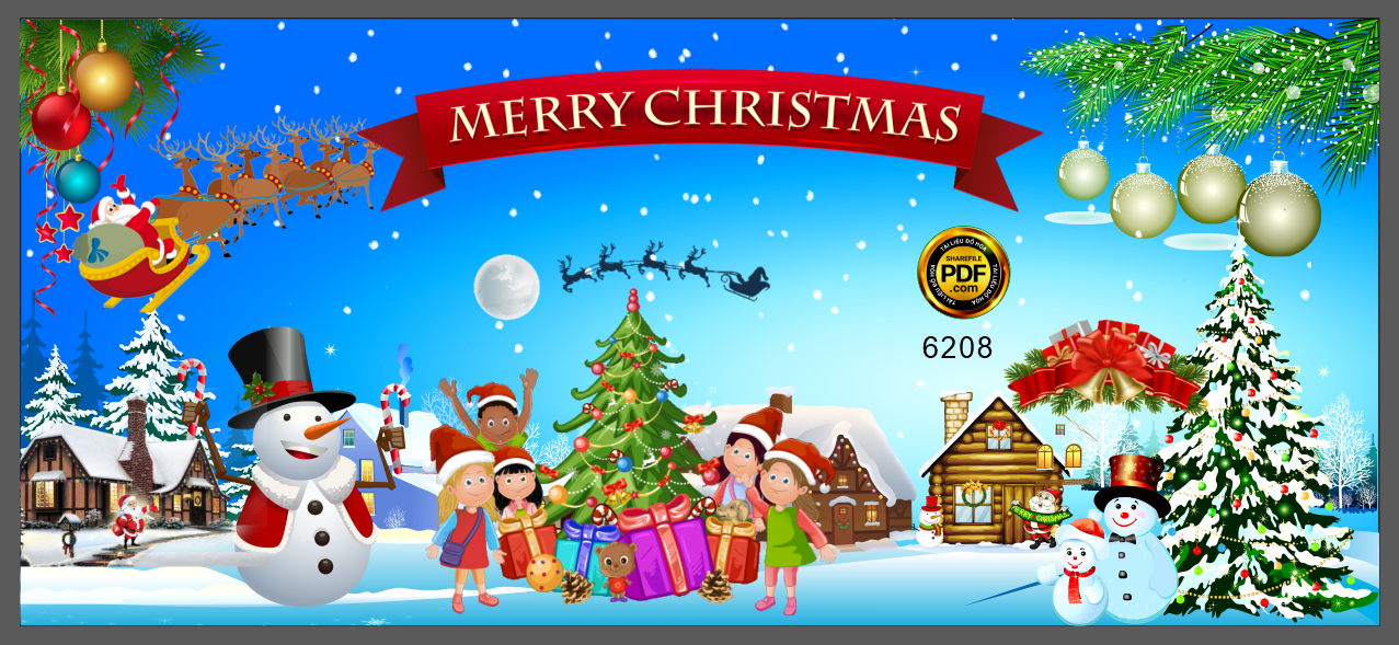 Market giáng sinh merry christmas 2022 #26 file corel