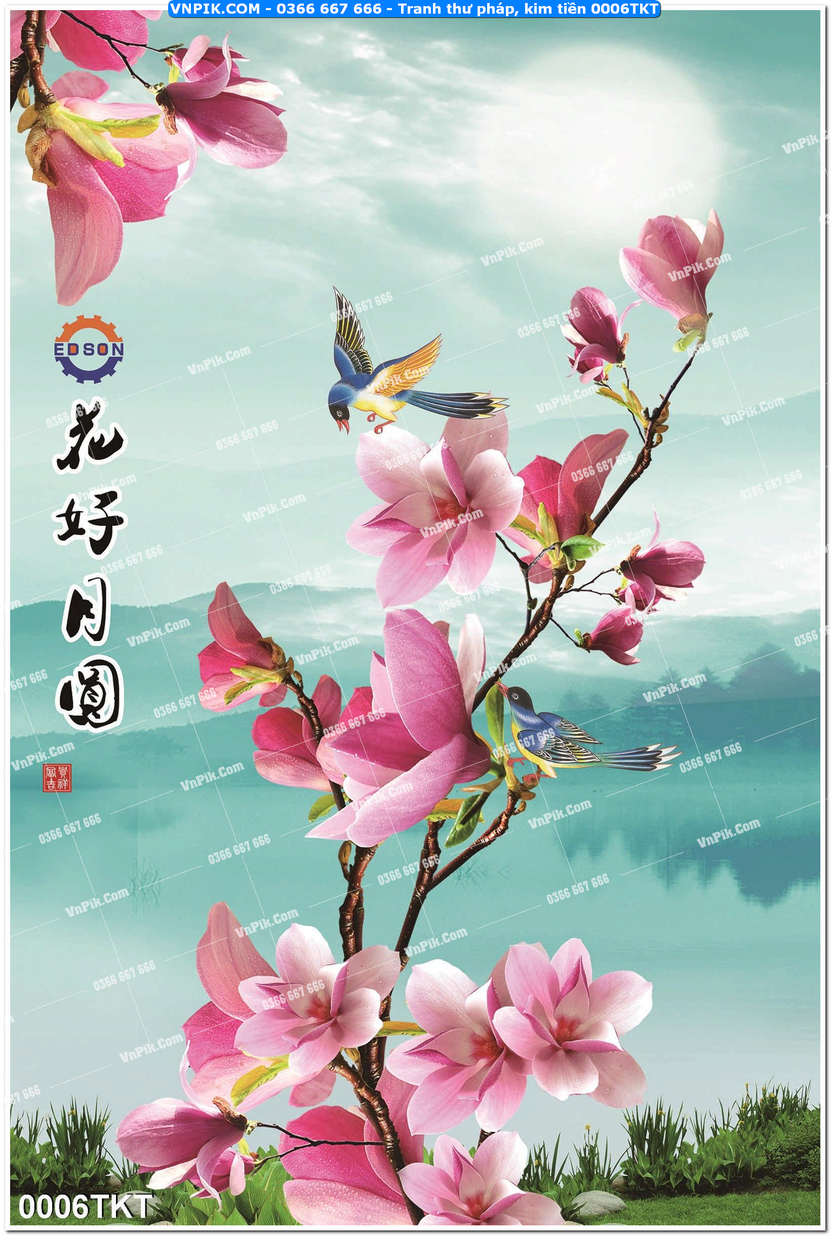 Tranh Thư Pháp – Kim Tiền 0006TKT