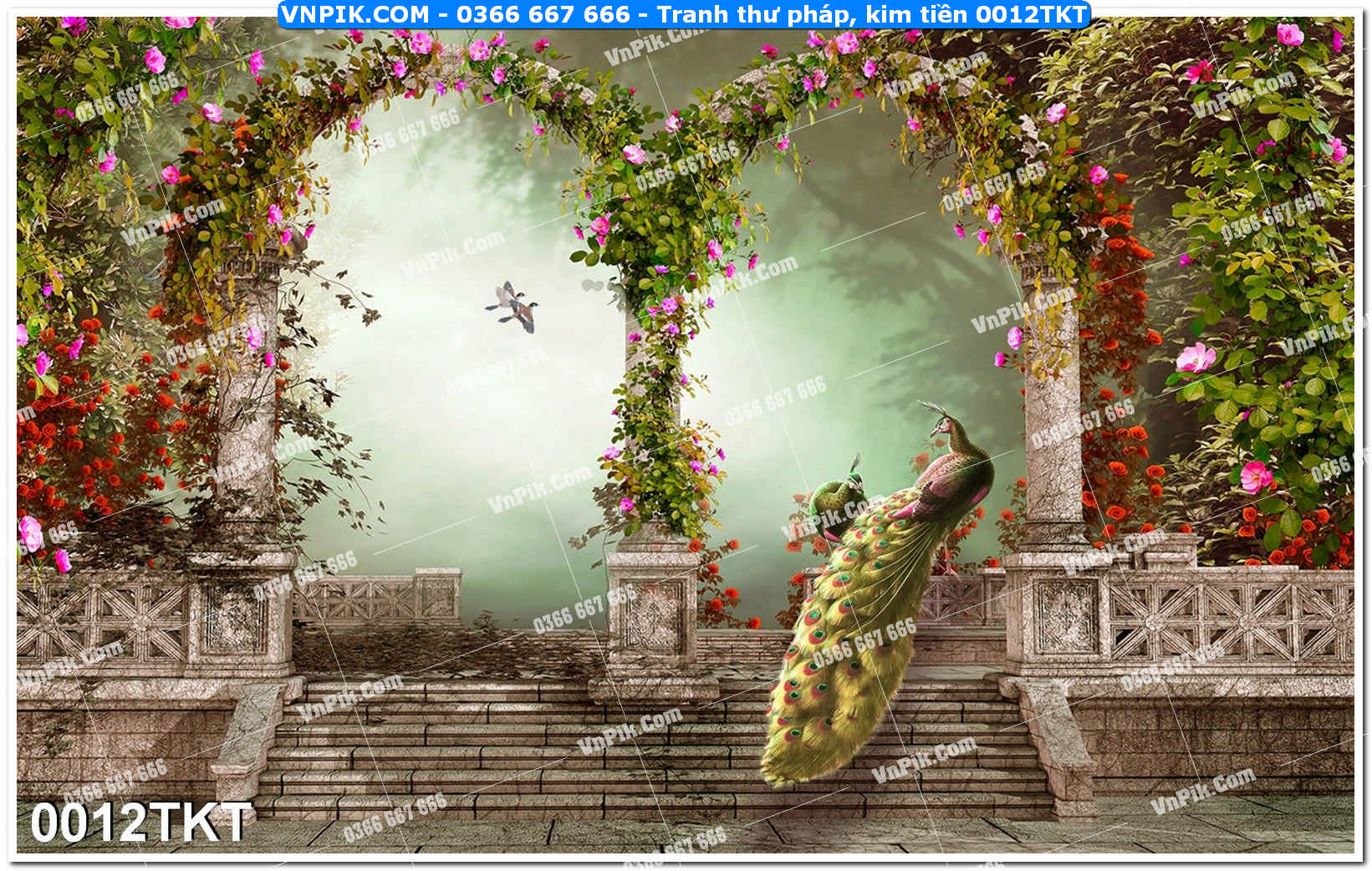 Tranh Thư Pháp – Kim Tiền 0012TKT