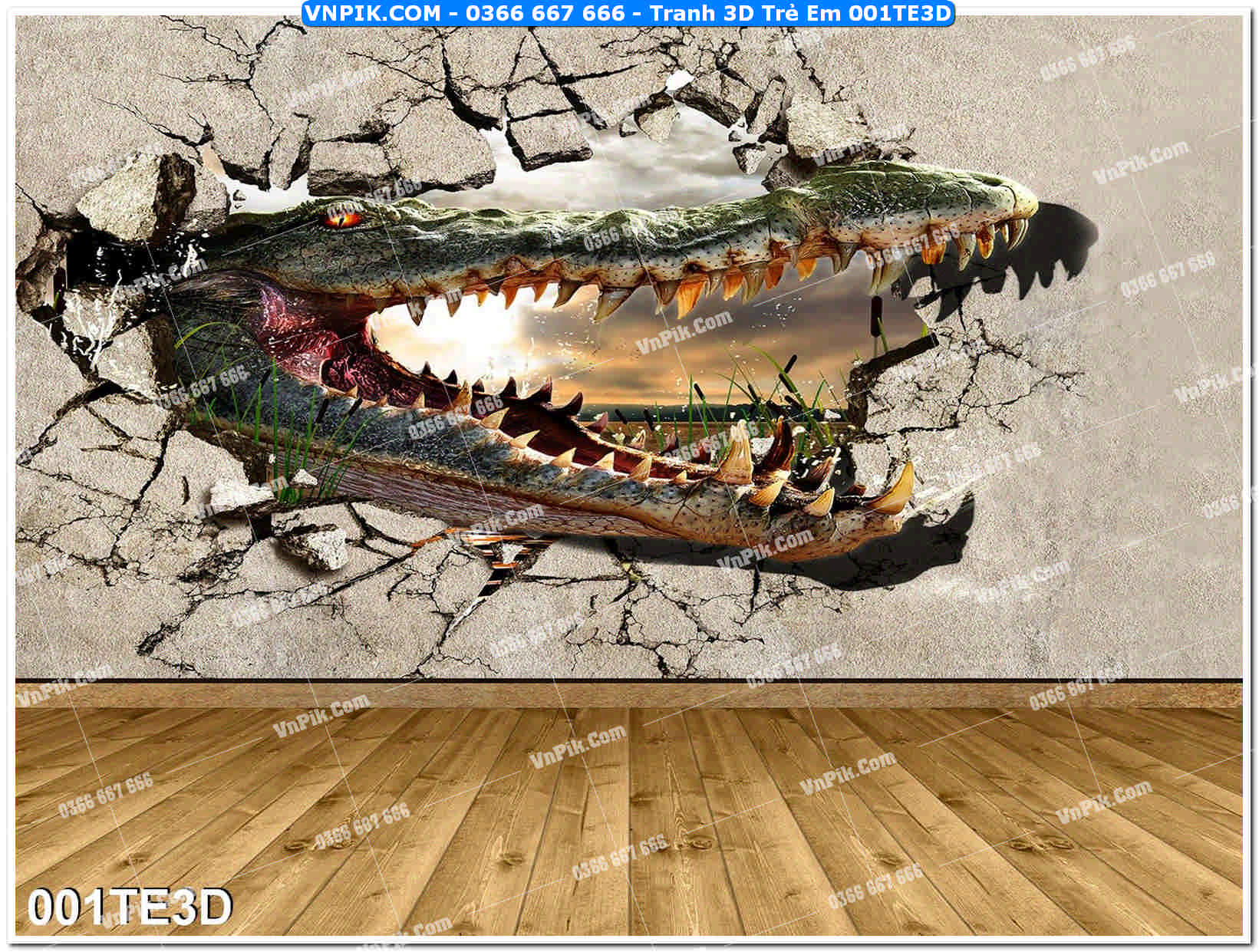 Tranh 3D Trẻ Em 001TE3D