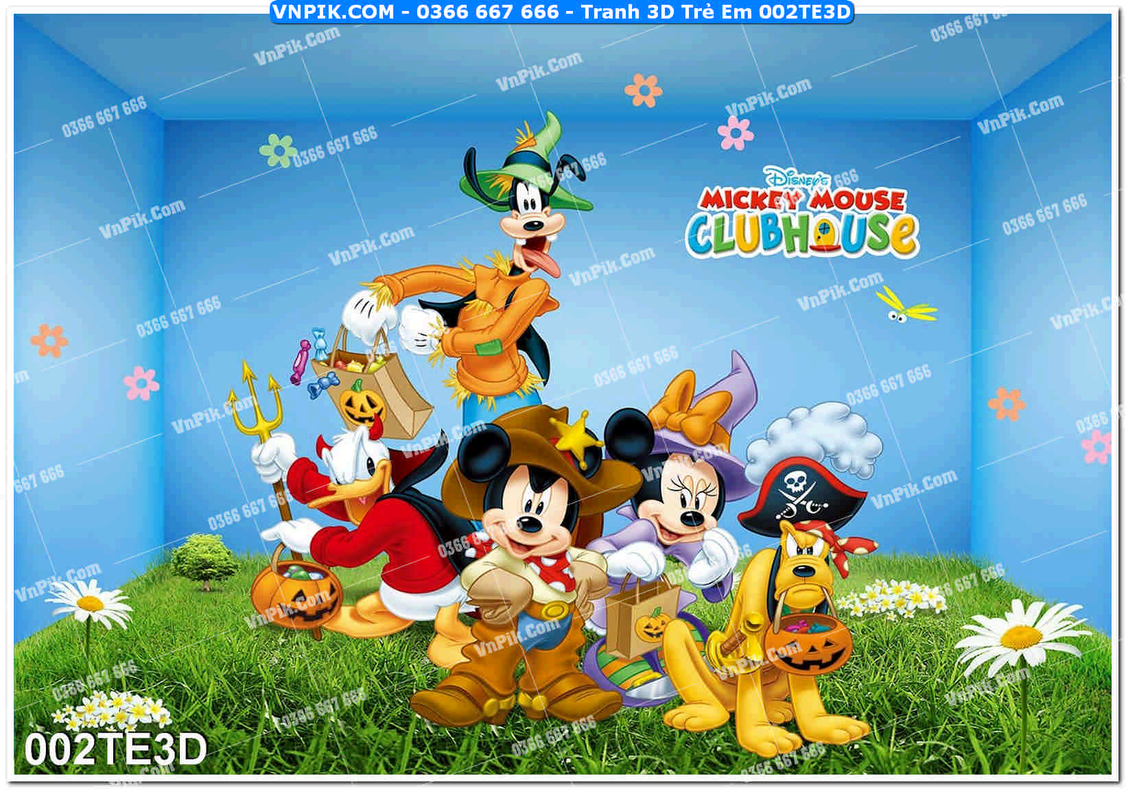 Tranh 3D Trẻ Em 002TE3D