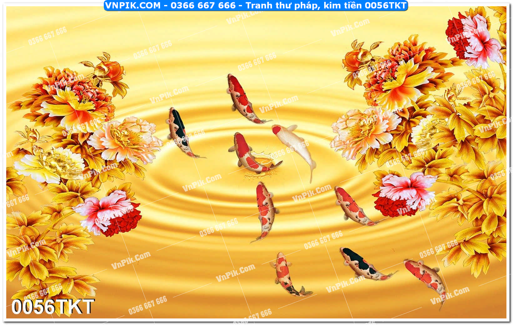 Tranh Thư Pháp – Kim Tiền 0056TKT