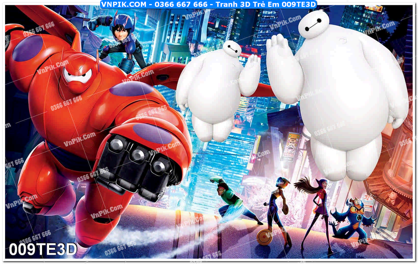 Tranh 3D Trẻ Em 009TE3D