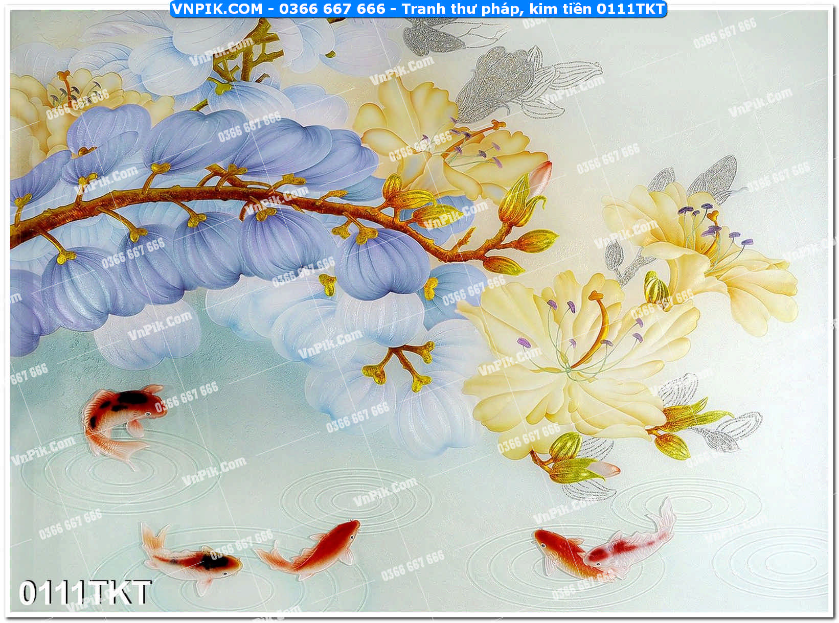 Tranh Thư Pháp – Kim Tiền 0111TKT