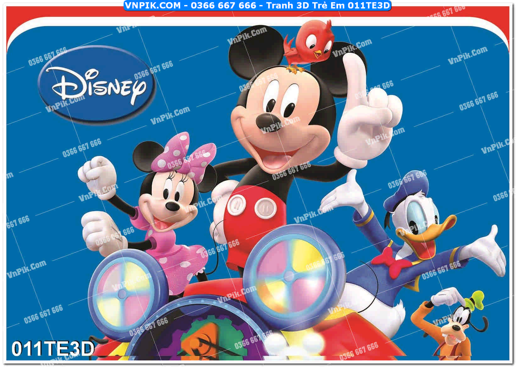 Tranh 3D Trẻ Em 011TE3D