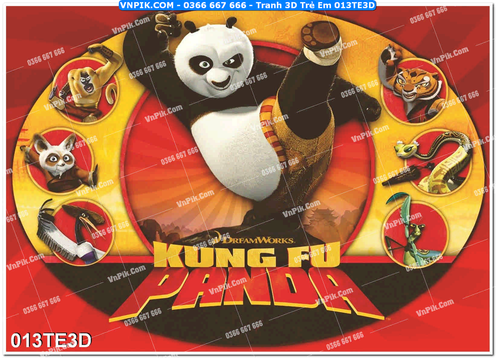 Tranh 3D Trẻ Em 013TE3D