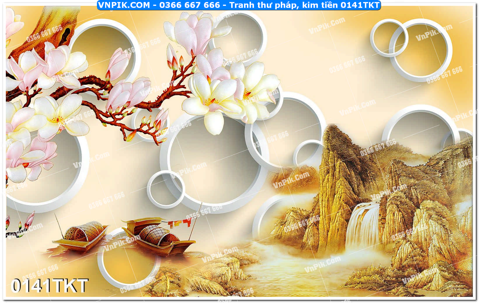 Tranh Thư Pháp – Kim Tiền 0141TKT