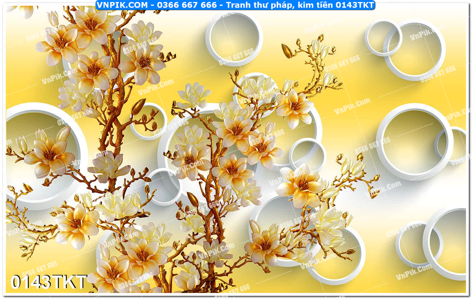 Tranh Thư Pháp – Kim Tiền 0143TKT