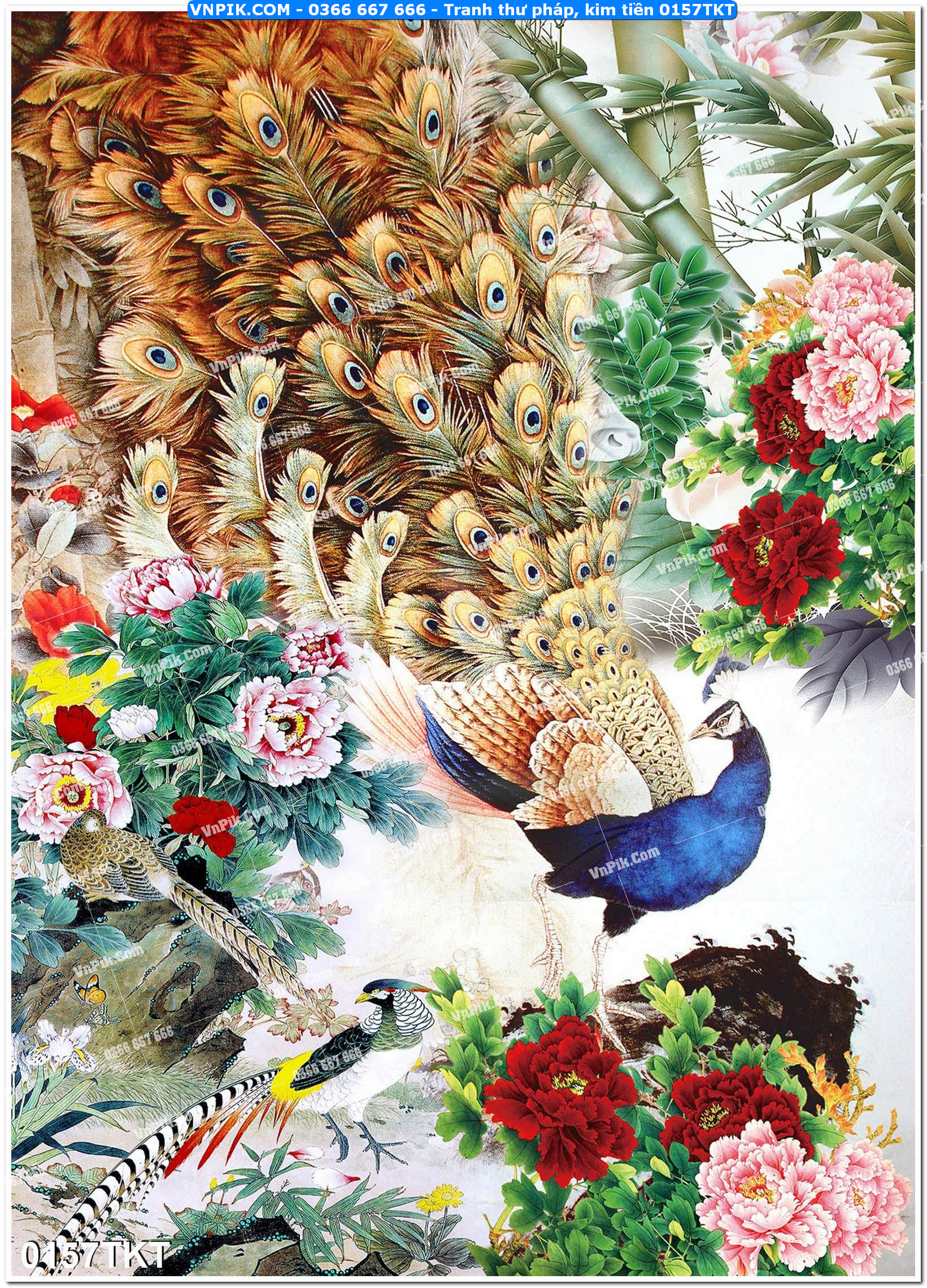 Tranh Thư Pháp – Kim Tiền 0157TKT