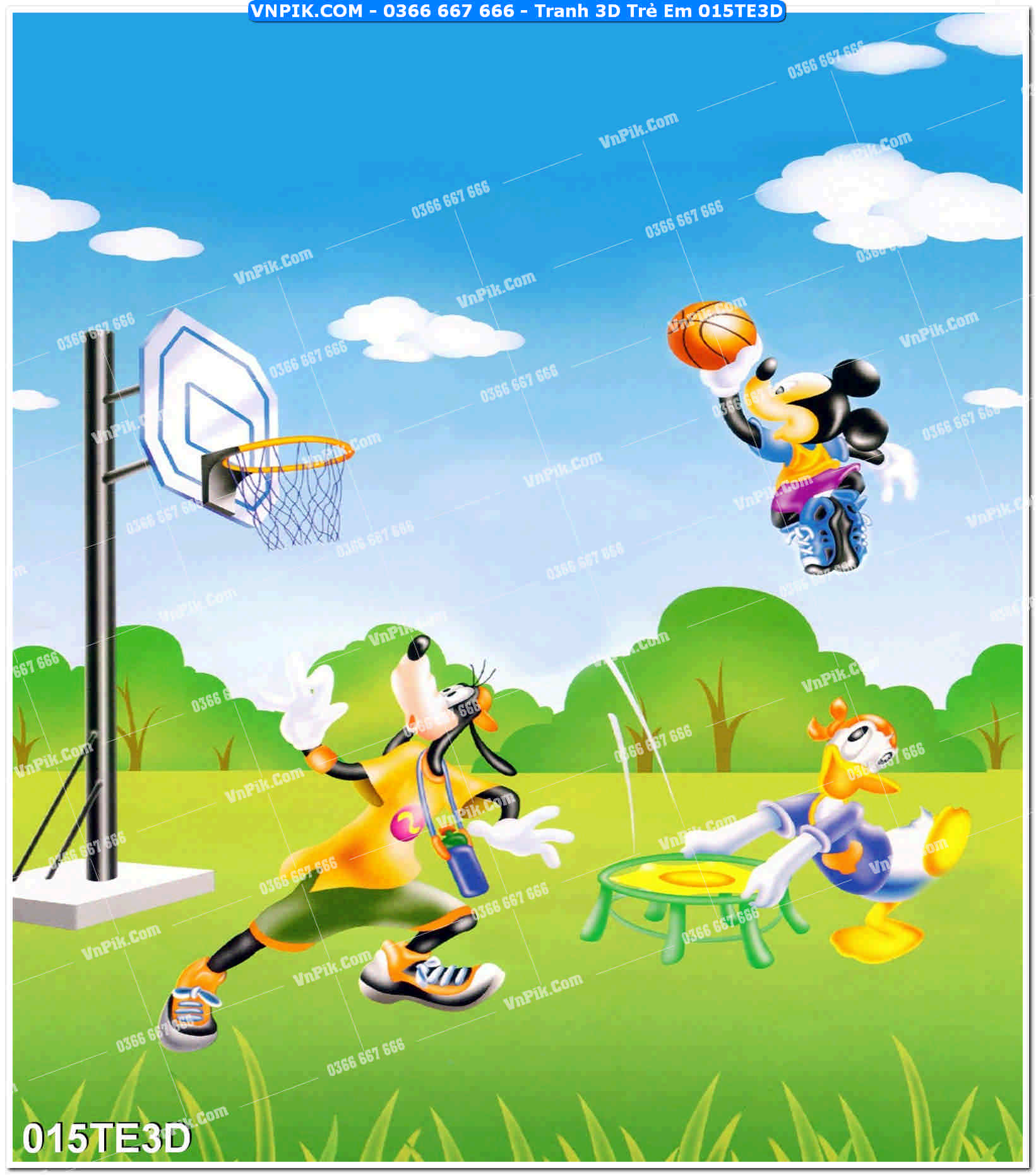Tranh 3D Trẻ Em 015TE3D