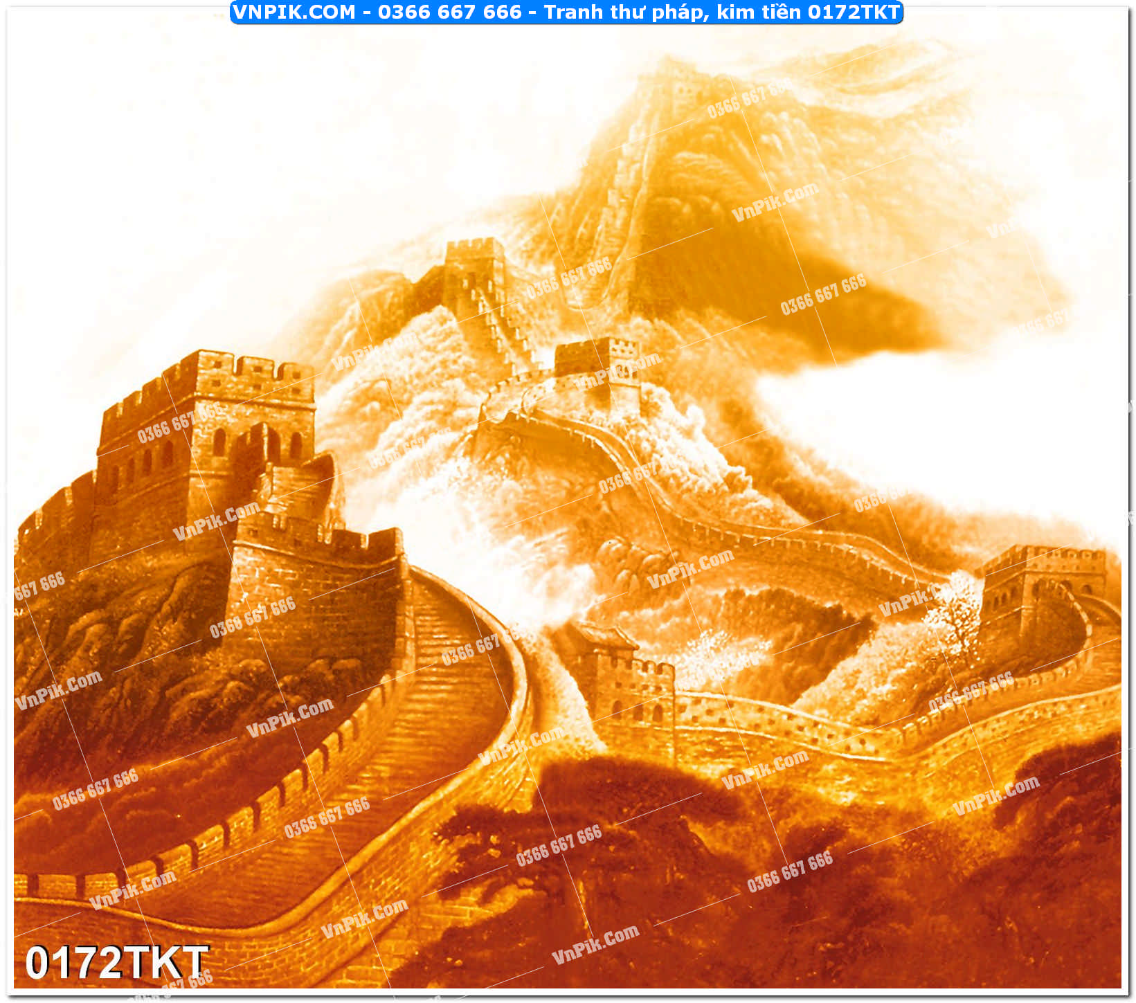 Tranh Thư Pháp – Kim Tiền 0172TKT