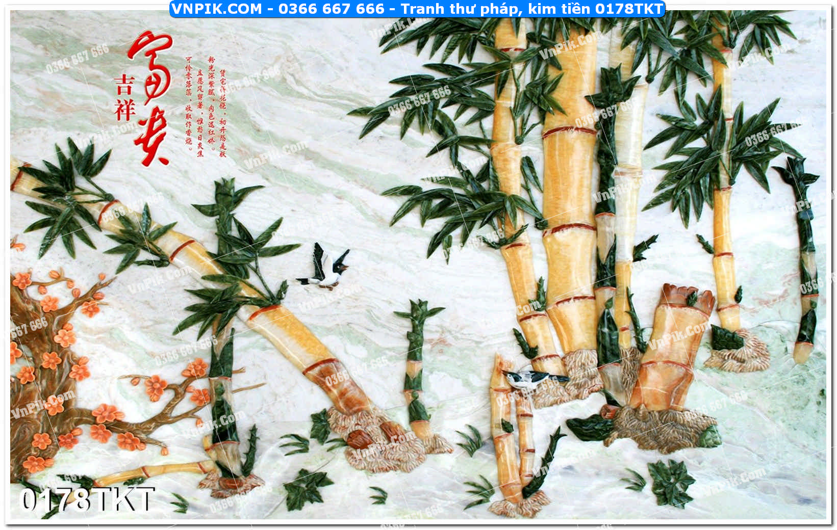 Tranh Thư Pháp – Kim Tiền 0178TKT