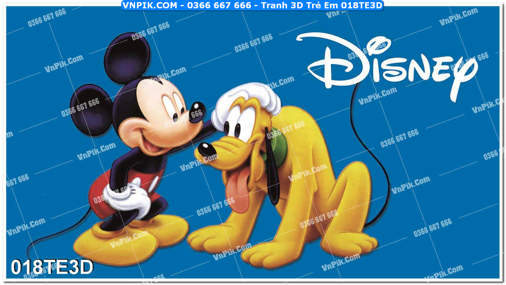 Tranh 3D Trẻ Em 018TE3D