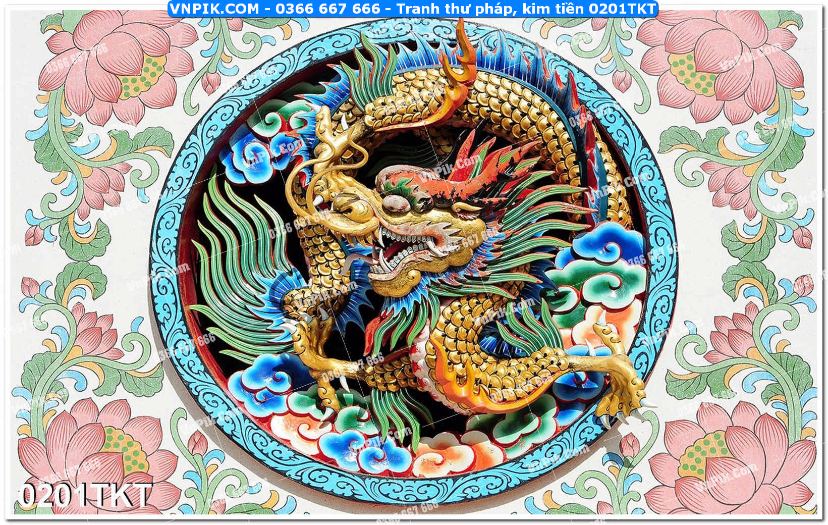 Tranh Thư Pháp – Kim Tiền 0201TKT