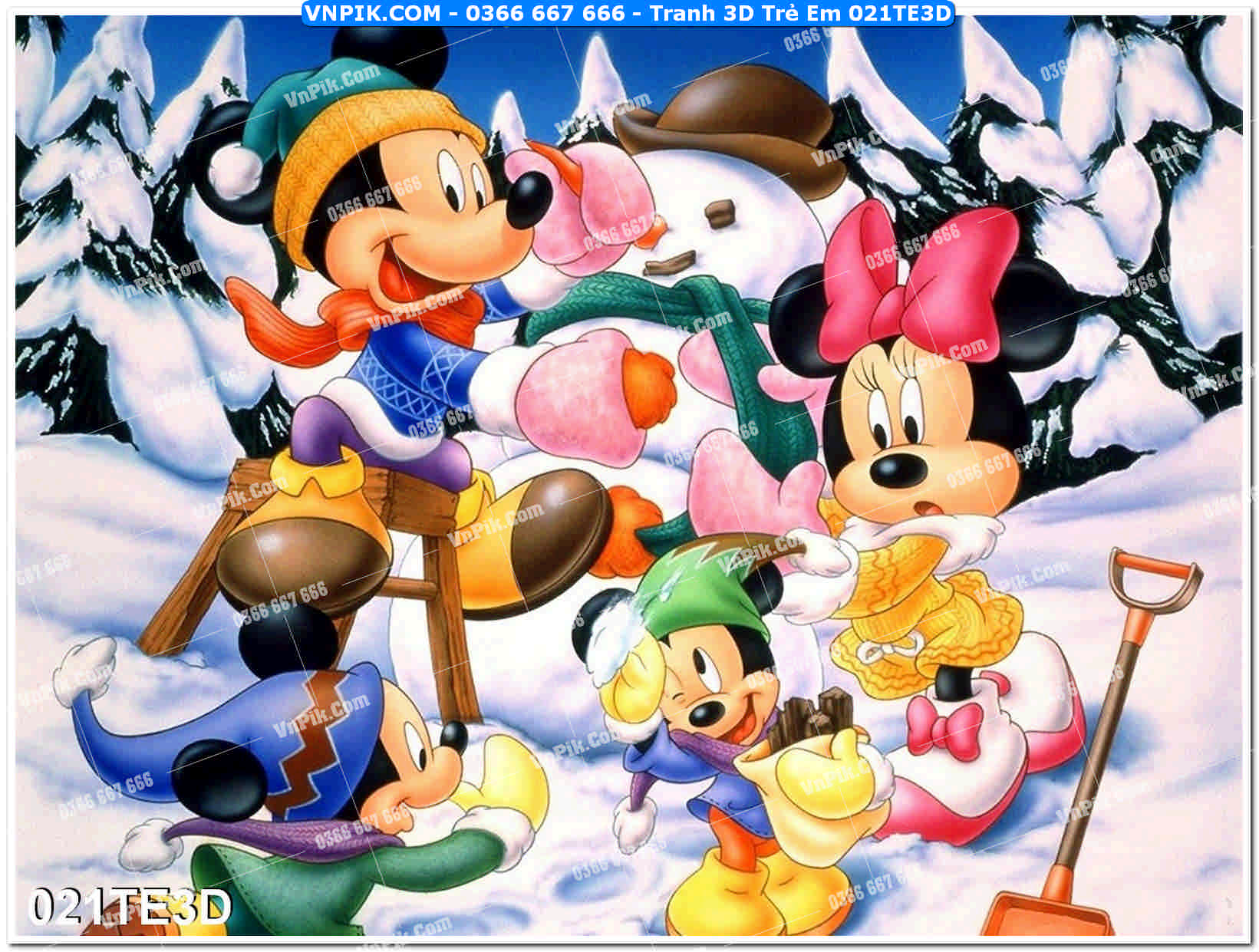 Tranh 3D Trẻ Em 021TE3D