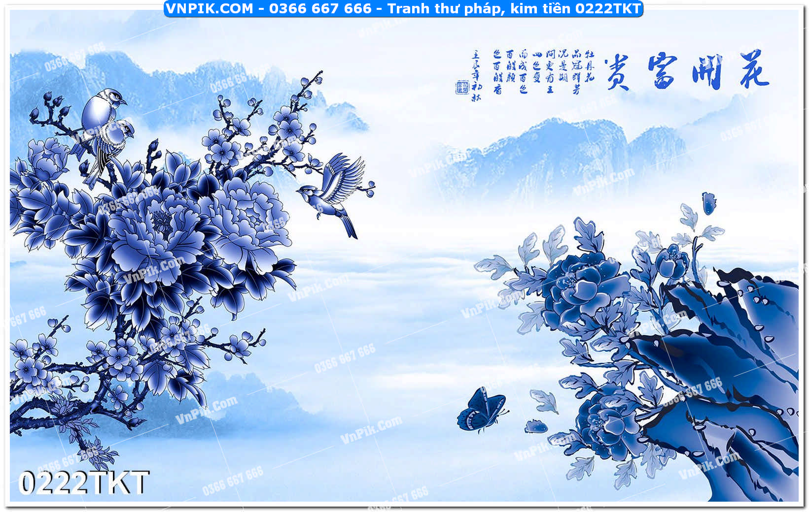 Tranh Thư Pháp – Kim Tiền 0222TKT