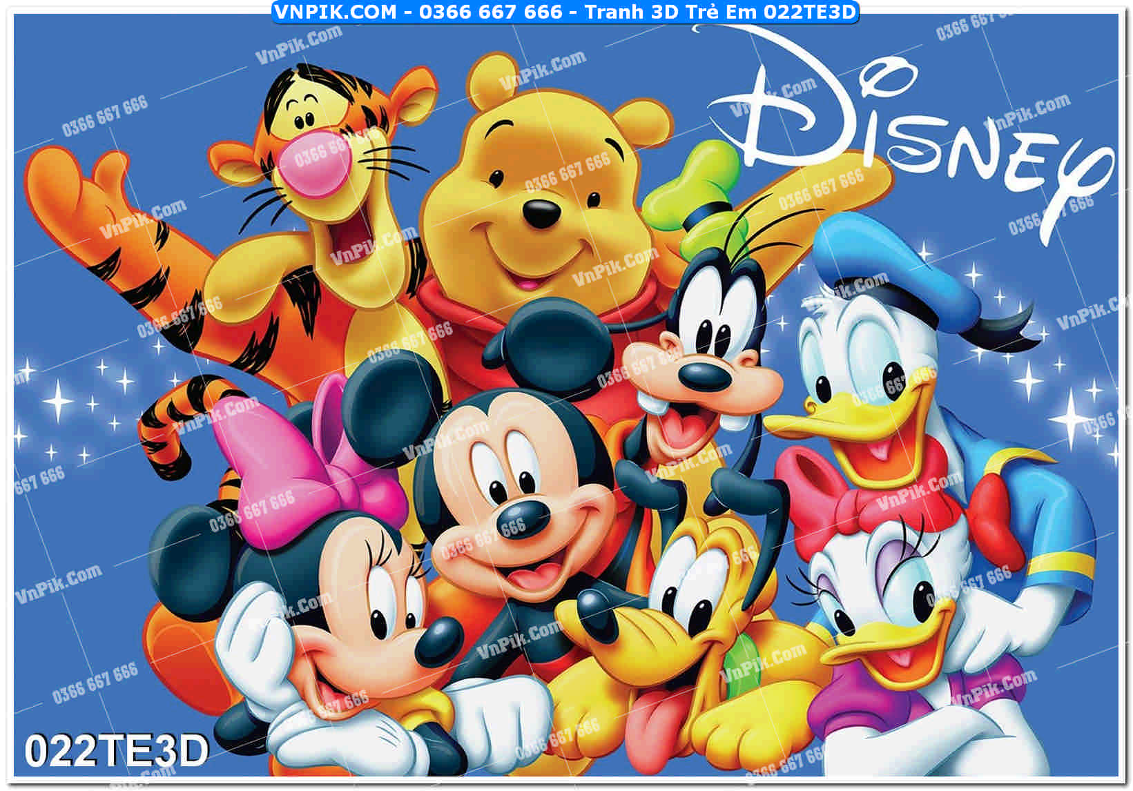Tranh 3D Trẻ Em 022TE3D