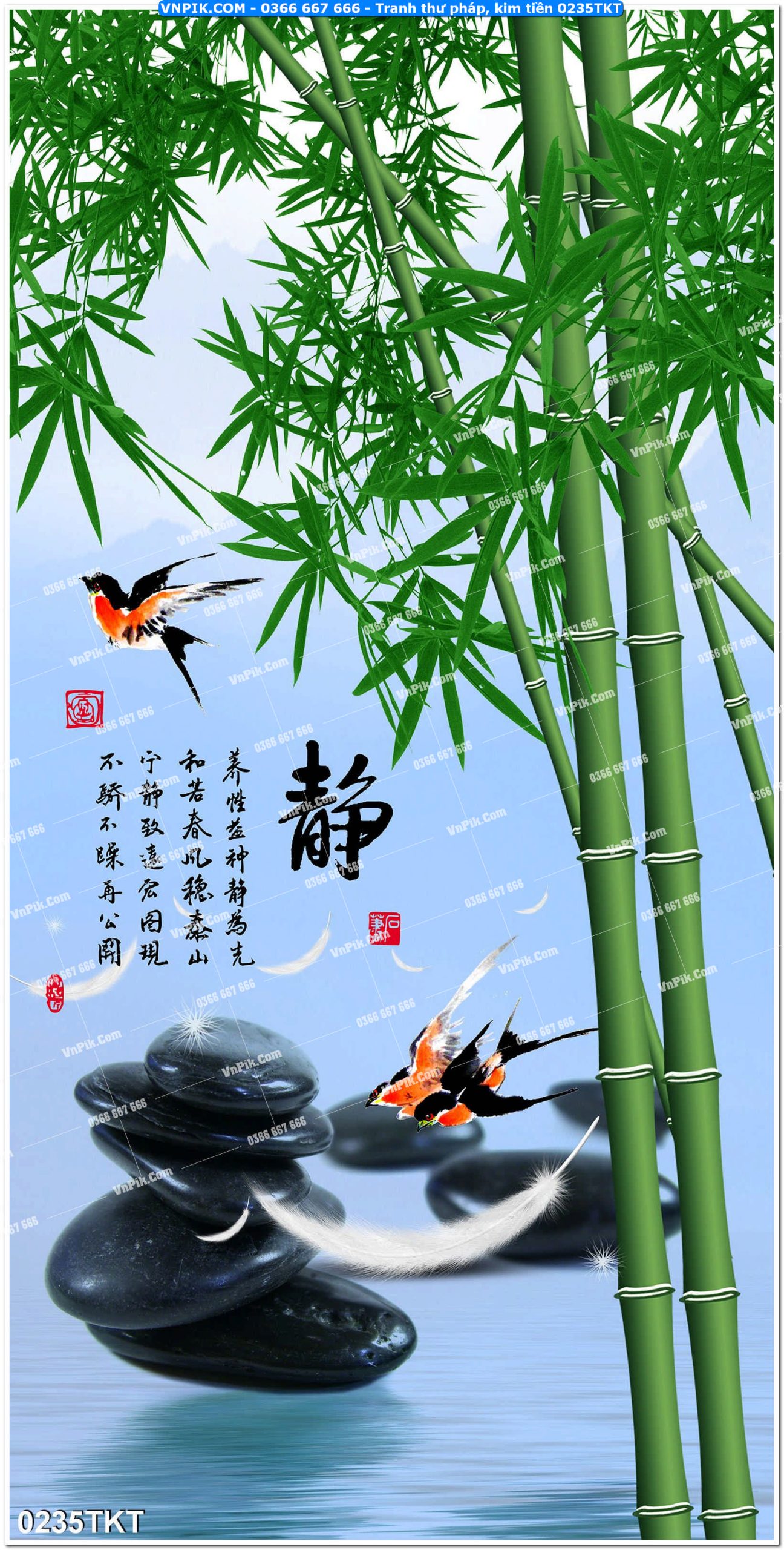 Tranh Thư Pháp – Kim Tiền 0235TKT