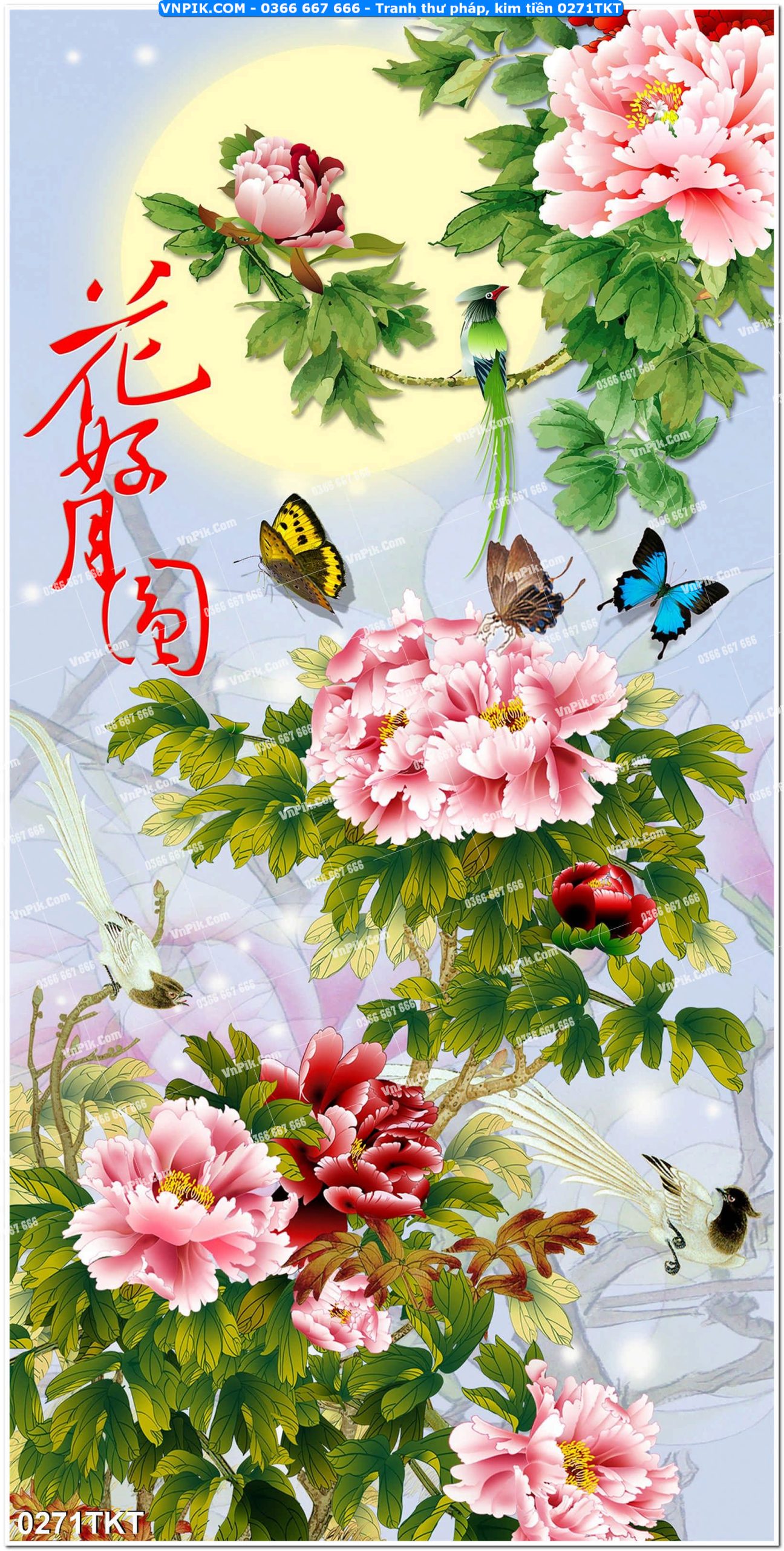 Tranh Thư Pháp – Kim Tiền 0271TKT