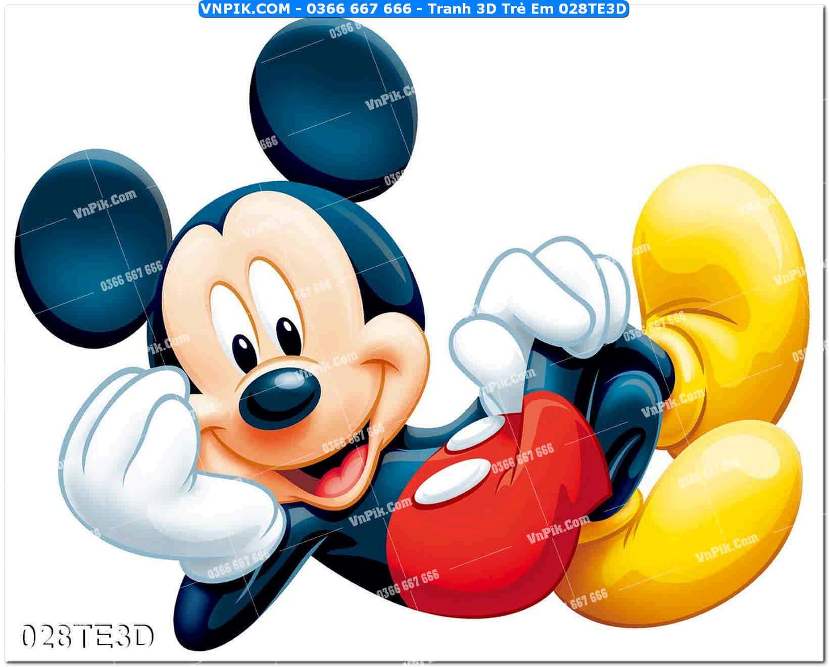 Tranh 3D Trẻ Em 028TE3D