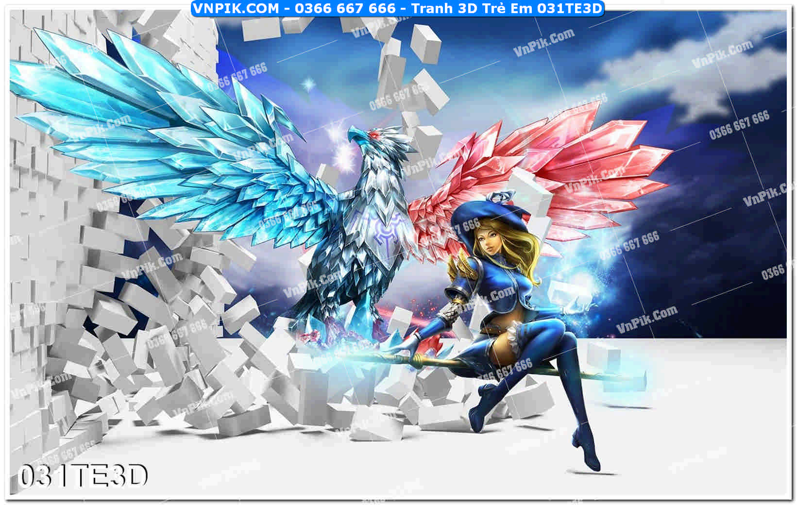 Tranh 3D Trẻ Em 031TE3D