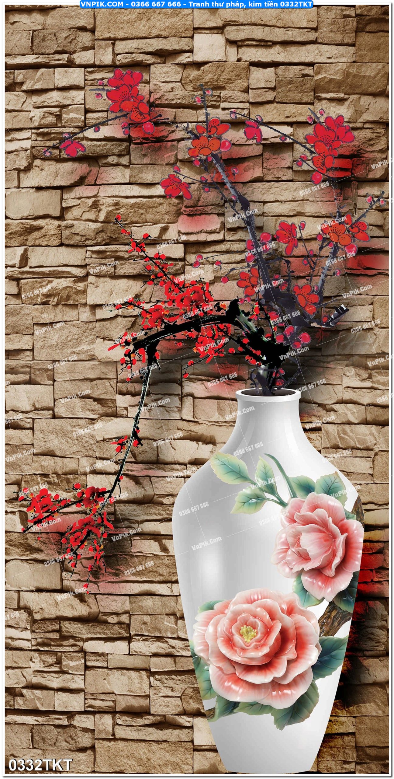 Tranh Thư Pháp – Kim Tiền 0332TKT