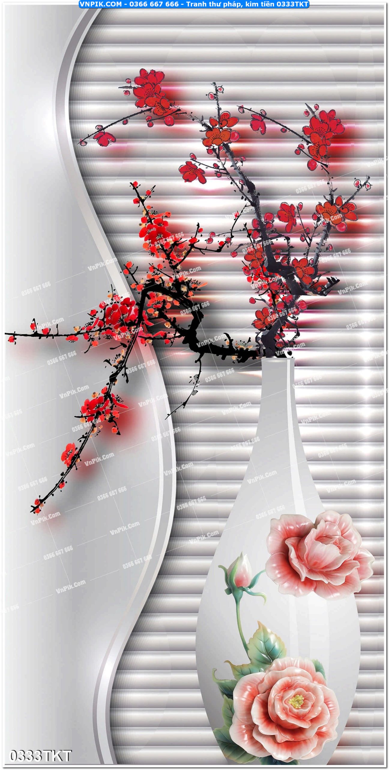 Tranh Thư Pháp – Kim Tiền 0333TKT