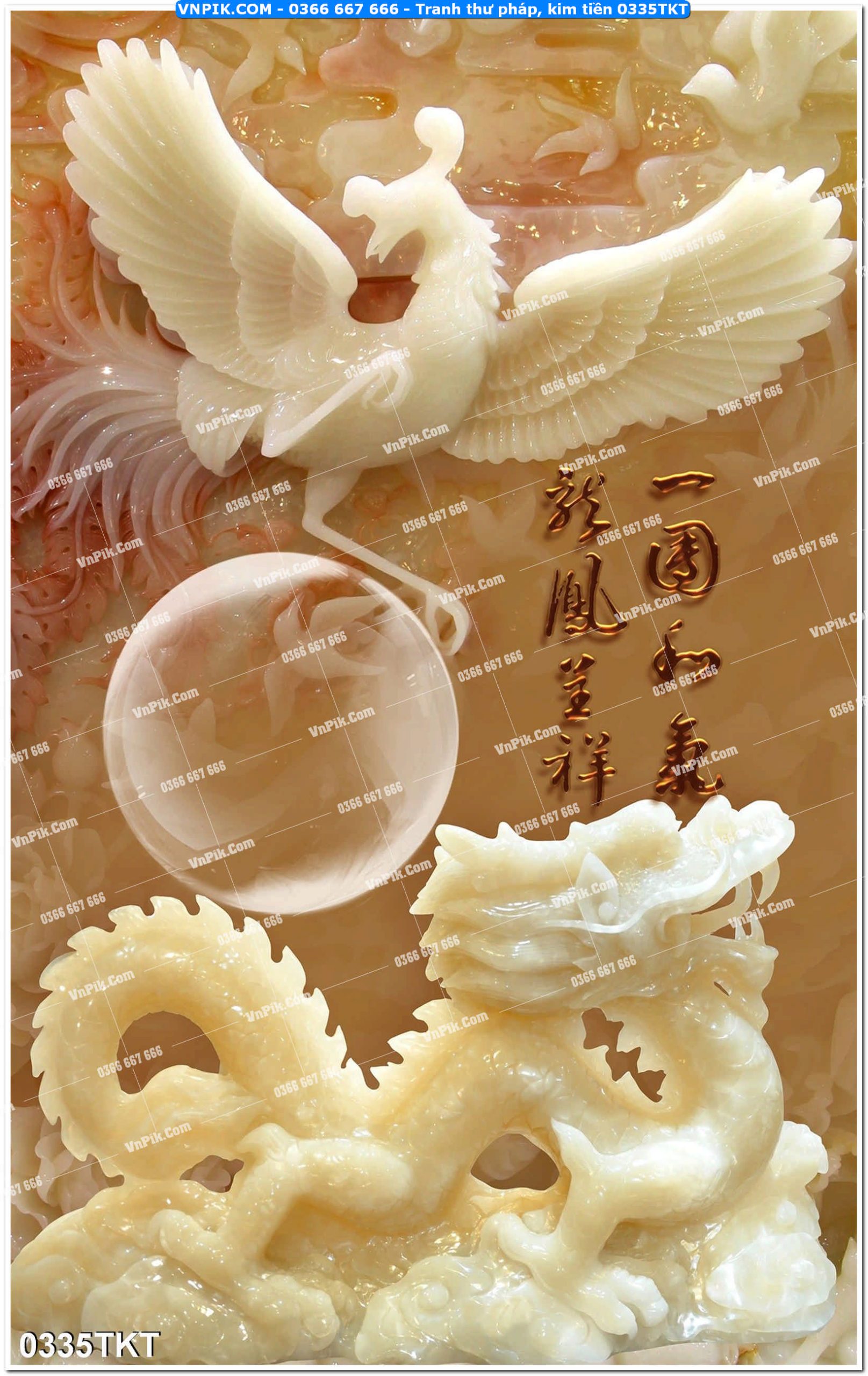 Tranh Thư Pháp – Kim Tiền 0335TKT