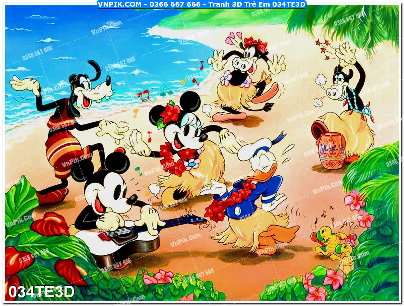 Tranh 3D Trẻ Em 034TE3D