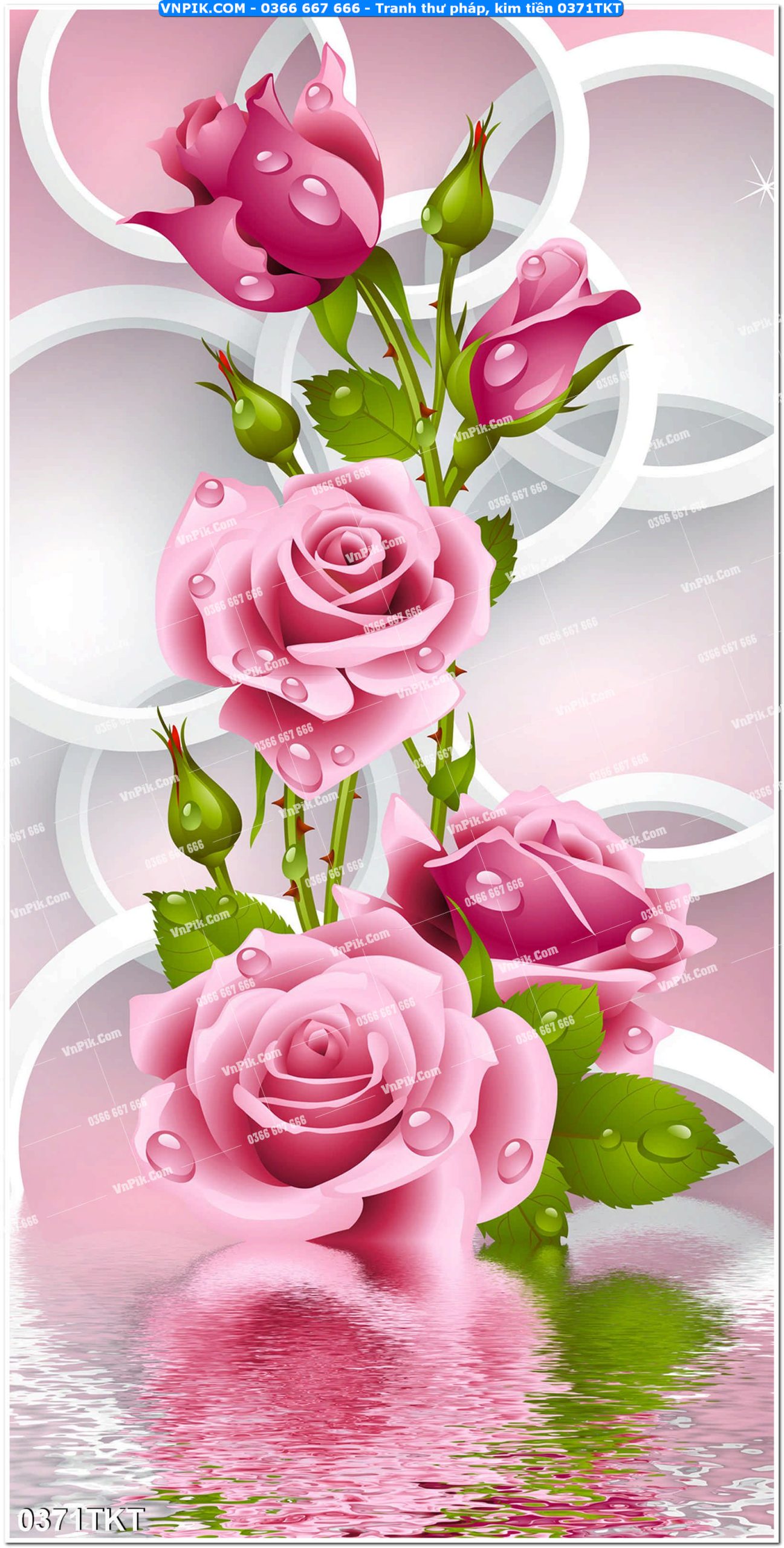 Tranh Thư Pháp – Kim Tiền 0371TKT