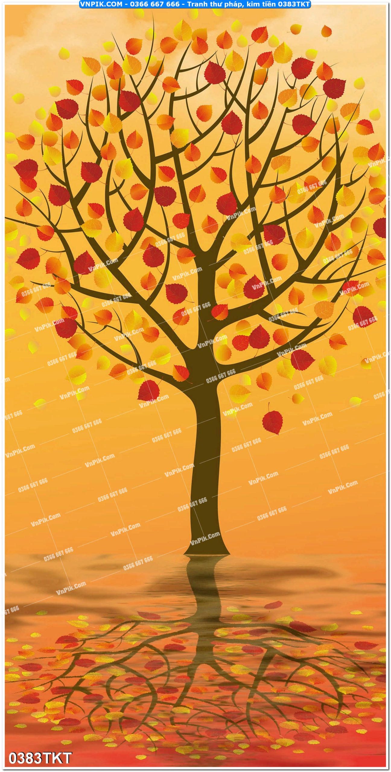 Tranh Thư Pháp – Kim Tiền 0383TKT