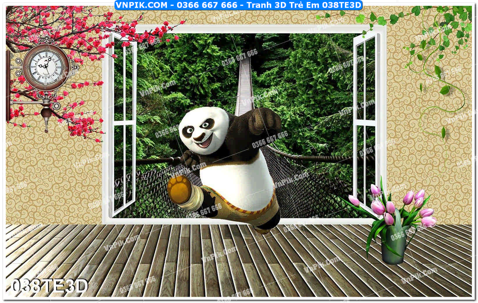 Tranh 3D Trẻ Em 038TE3D