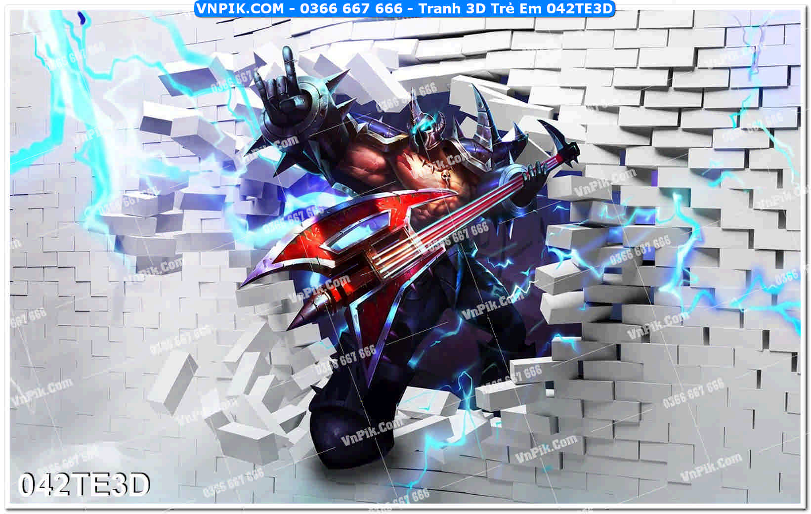 Tranh 3D Trẻ Em 042TE3D