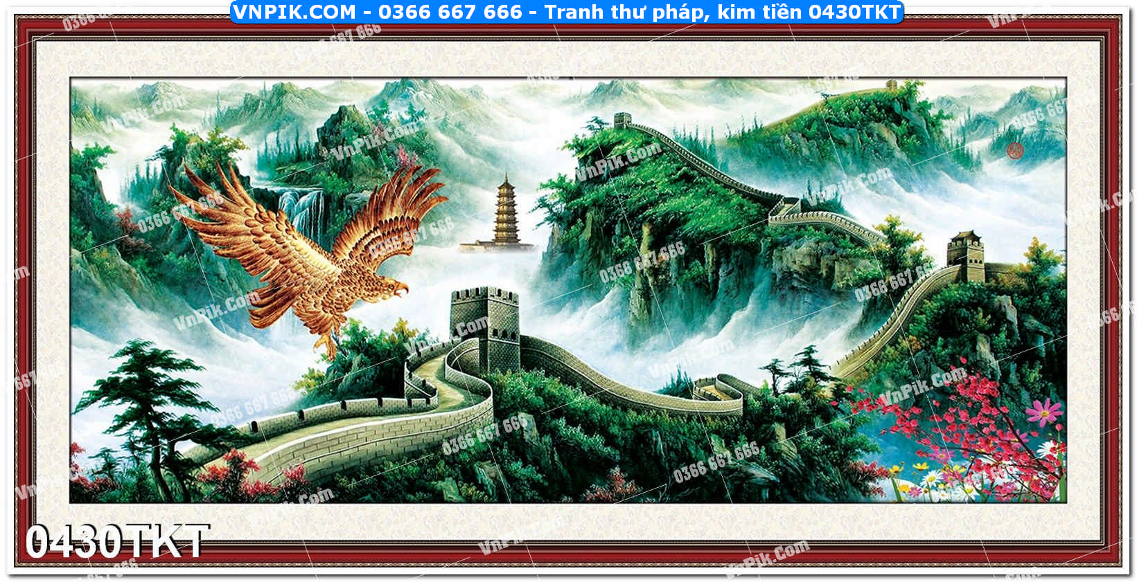 Tranh Thư Pháp – Kim Tiền 0430TKT