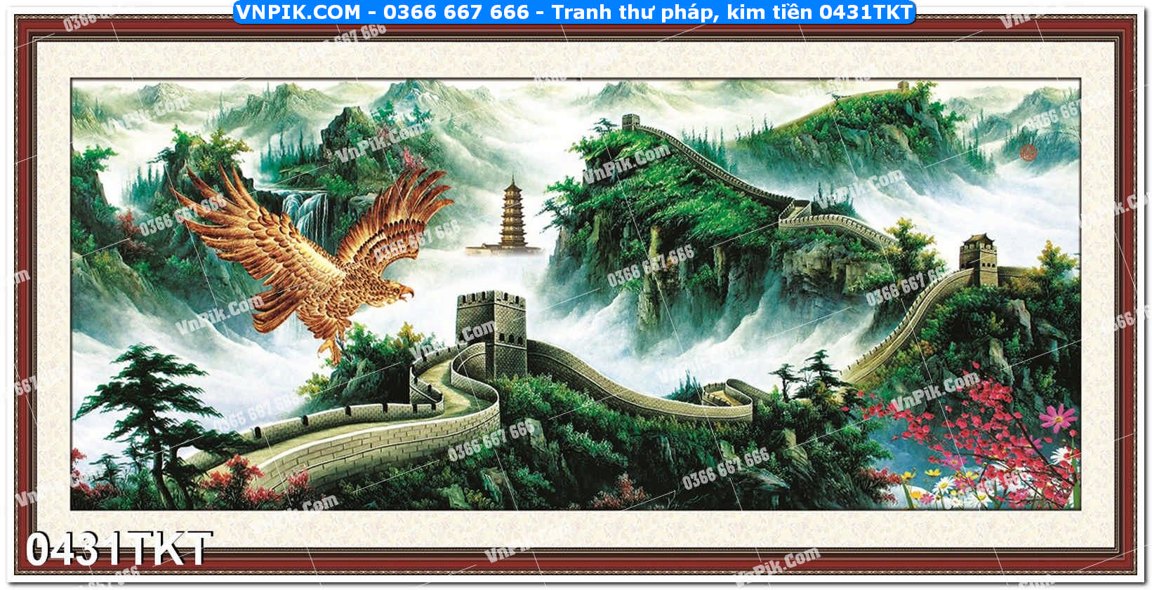 Tranh Thư Pháp – Kim Tiền 0431TKT