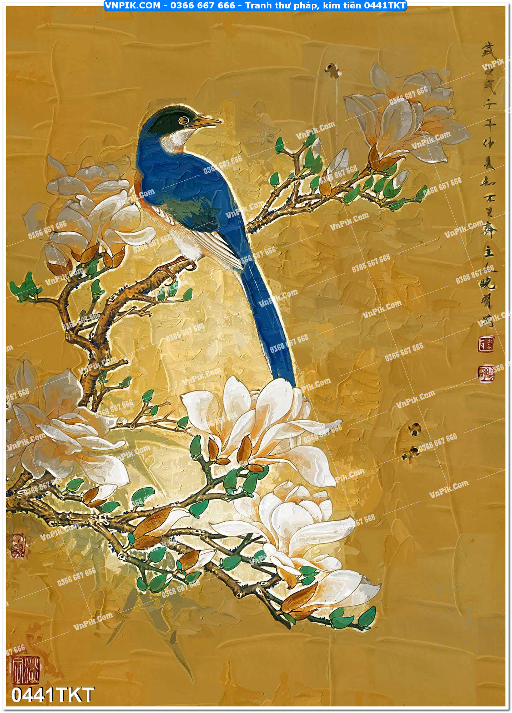 Tranh Thư Pháp – Kim Tiền 0441TKT