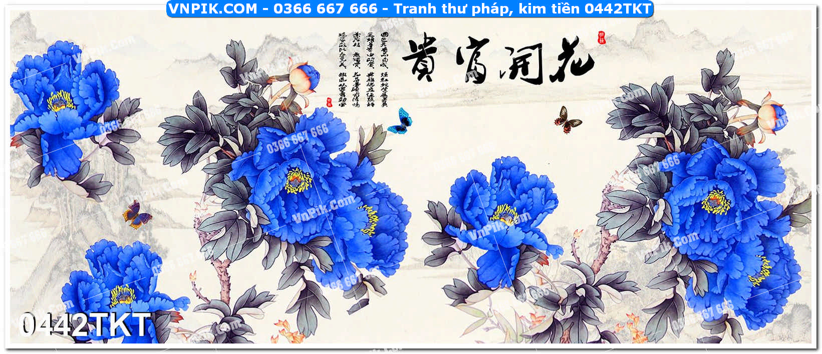 Tranh Thư Pháp – Kim Tiền 0442TKT
