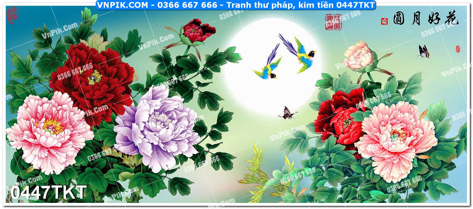 Tranh Thư Pháp – Kim Tiền 0447TKT