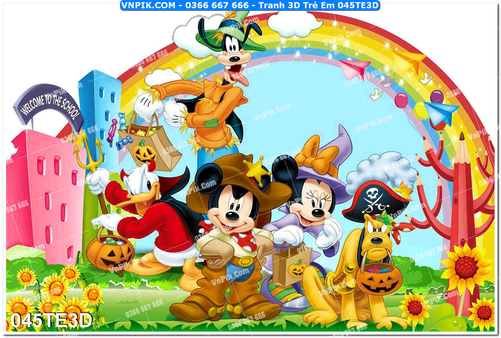 Tranh 3D Trẻ Em 045TE3D