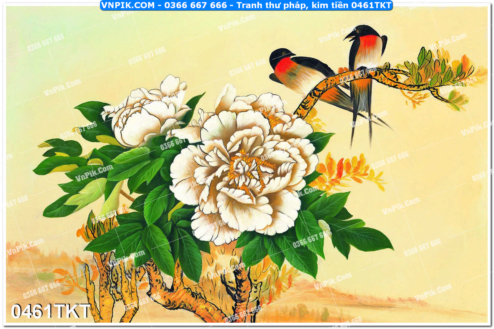 Tranh Thư Pháp – Kim Tiền 0461TKT