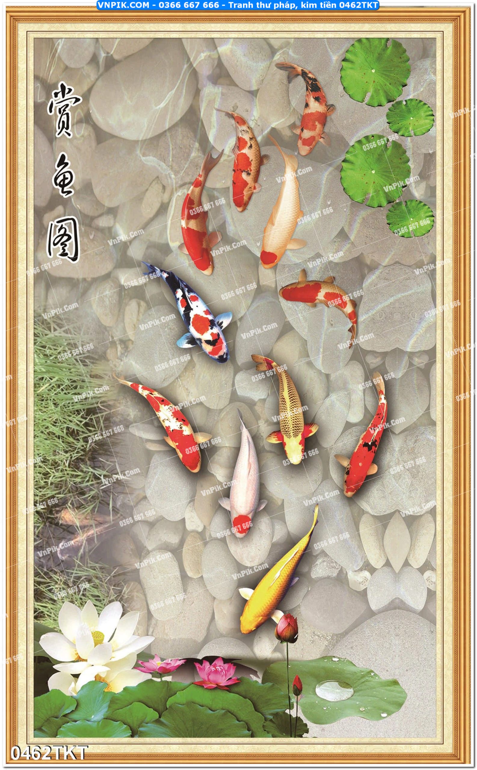 Tranh Thư Pháp – Kim Tiền 0462TKT