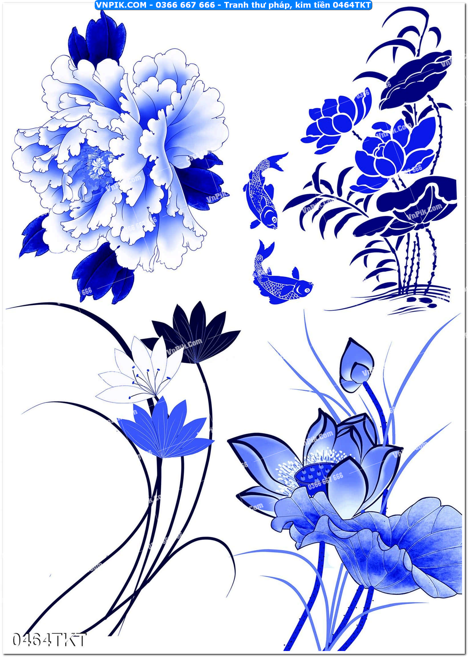 Tranh Thư Pháp – Kim Tiền 0464TKT