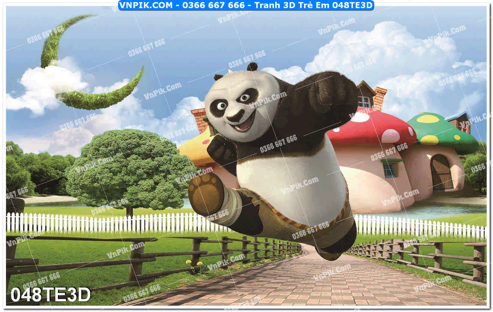 Tranh 3D Trẻ Em 048TE3D