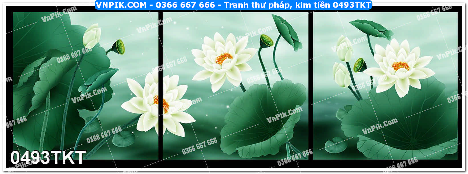 Tranh Thư Pháp – Kim Tiền 0493TKT