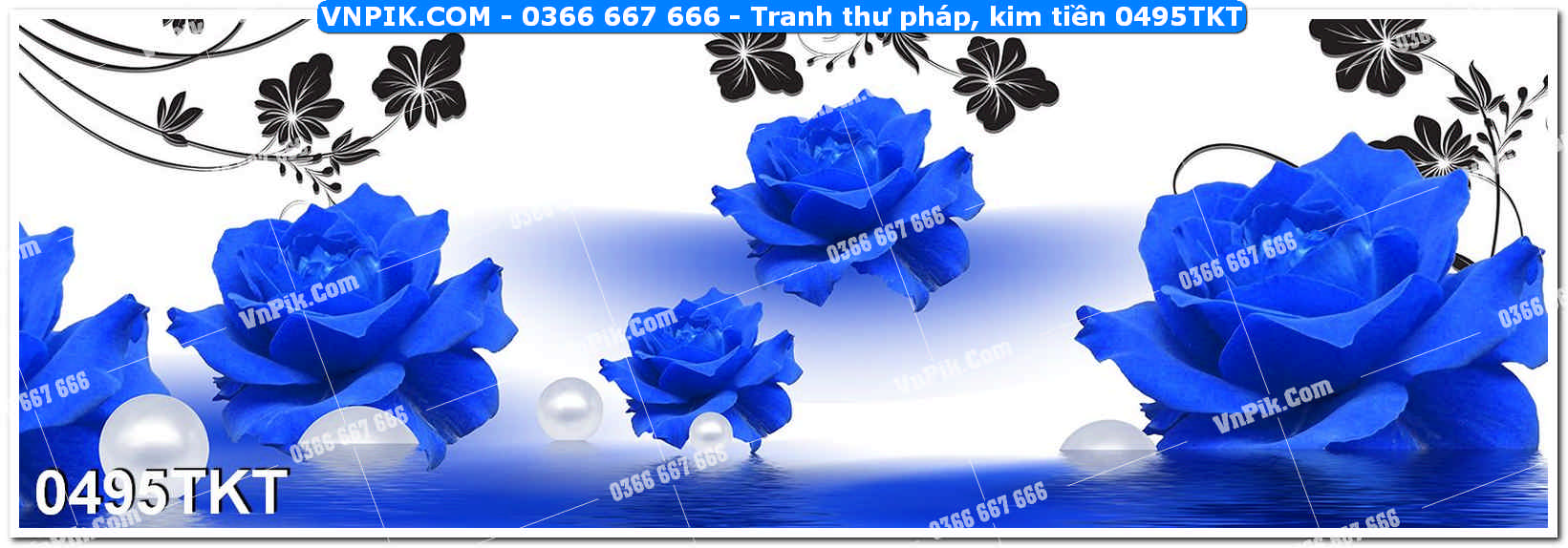 Tranh Thư Pháp – Kim Tiền 0495TKT