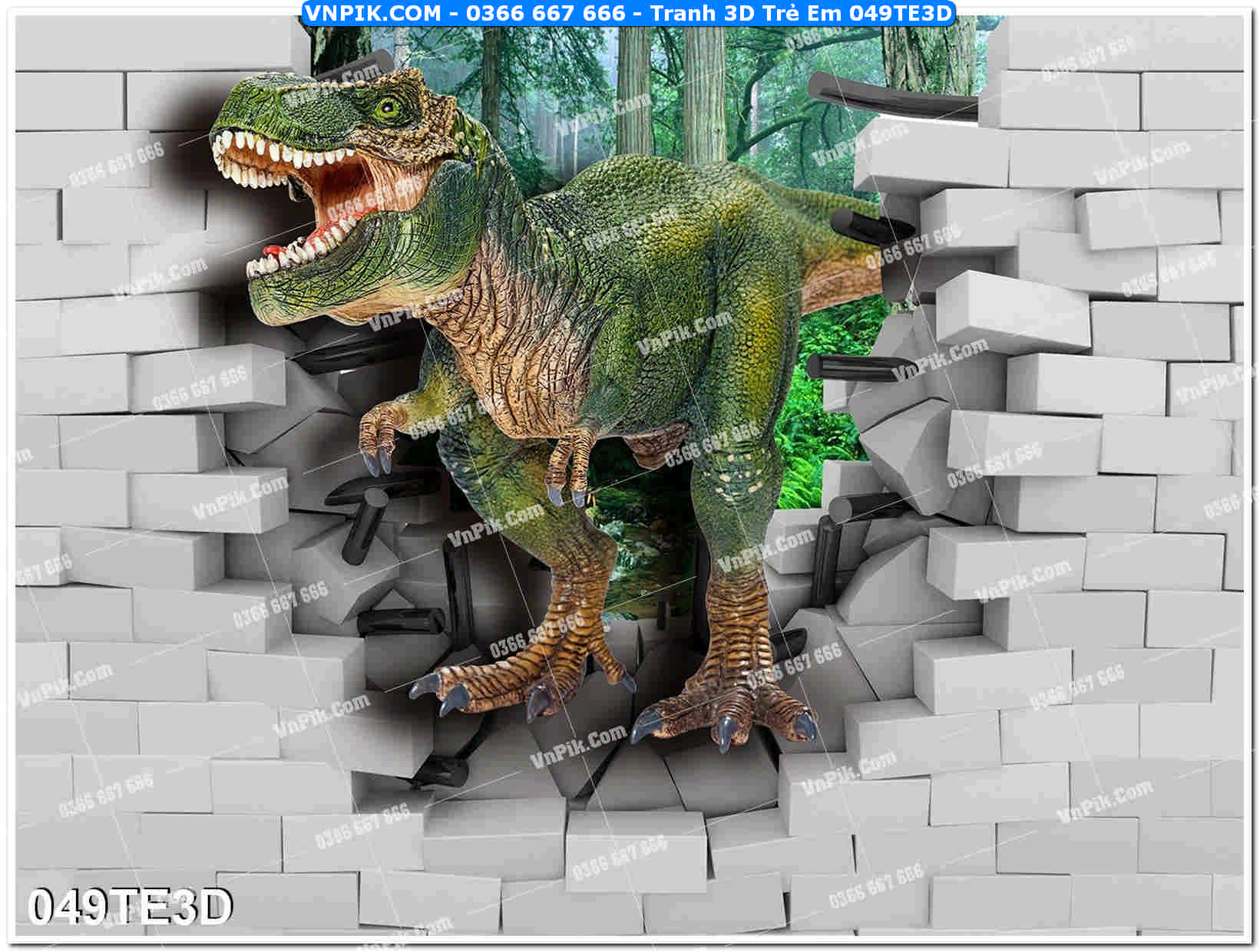 Tranh 3D Trẻ Em 049TE3D