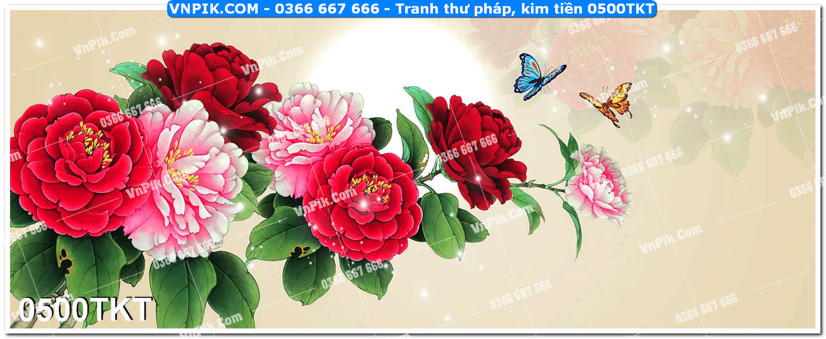 Tranh Thư Pháp – Kim Tiền 0500TKT