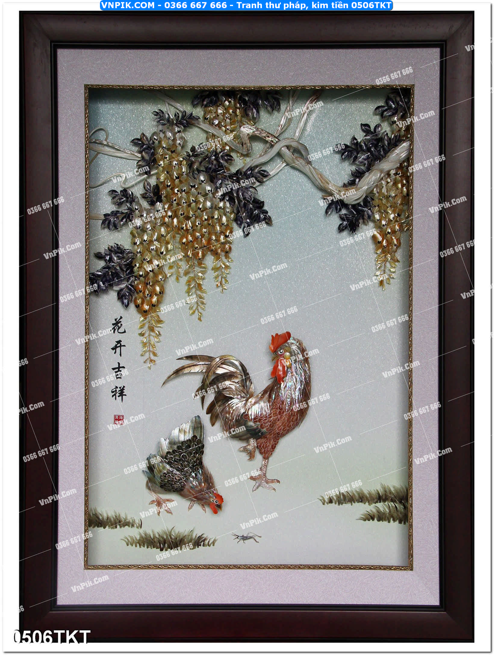 Tranh Thư Pháp – Kim Tiền 0506TKT