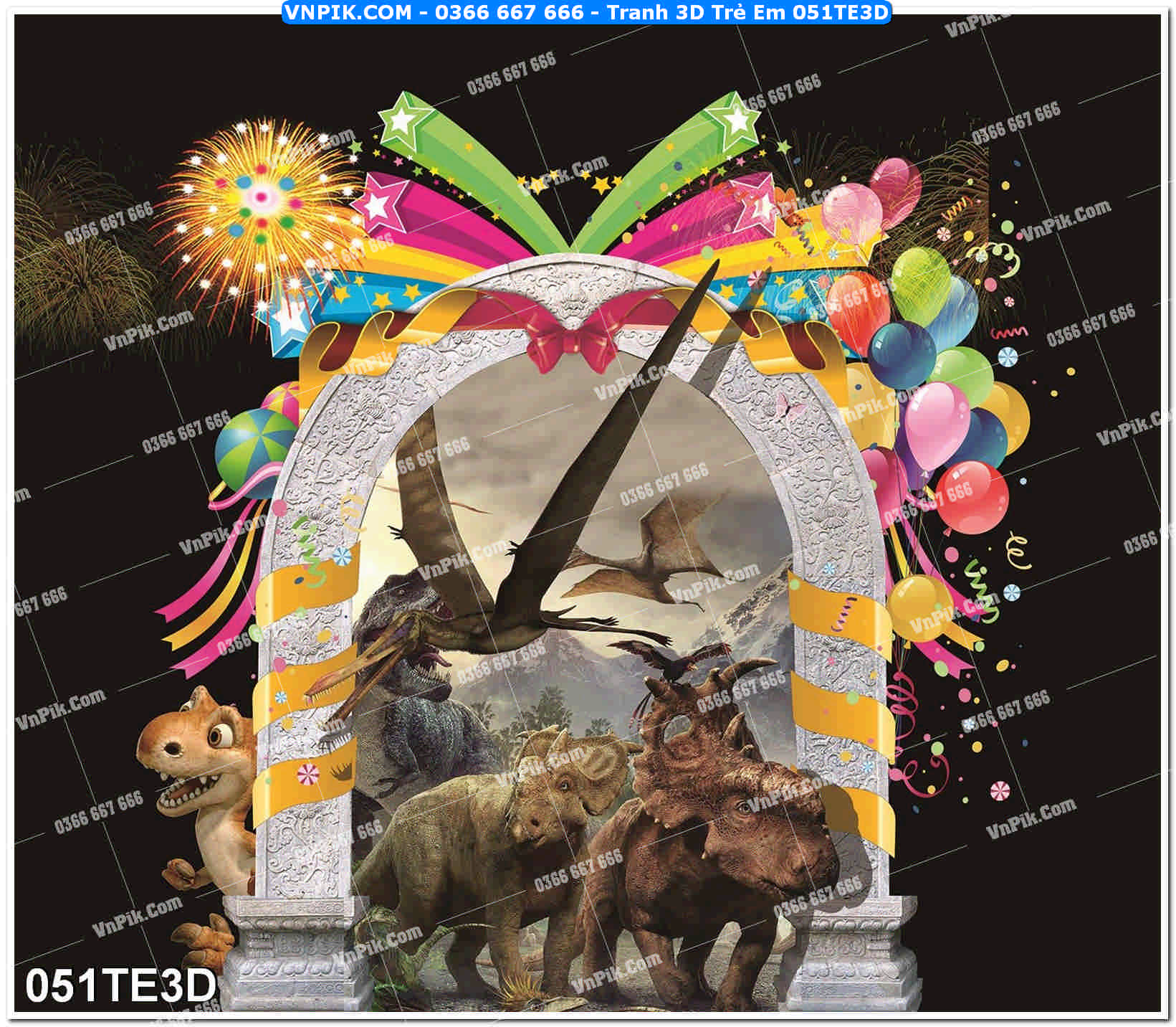 Tranh 3D Trẻ Em 051TE3D