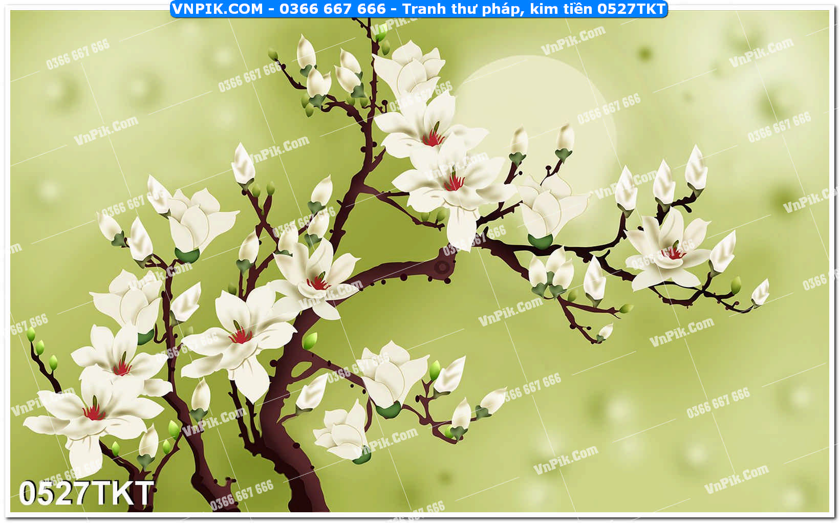 Tranh Thư Pháp – Kim Tiền 0527TKT